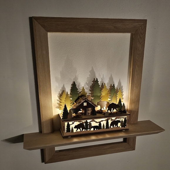 Mcm  design picture frame shelf - Picture 8 of 8